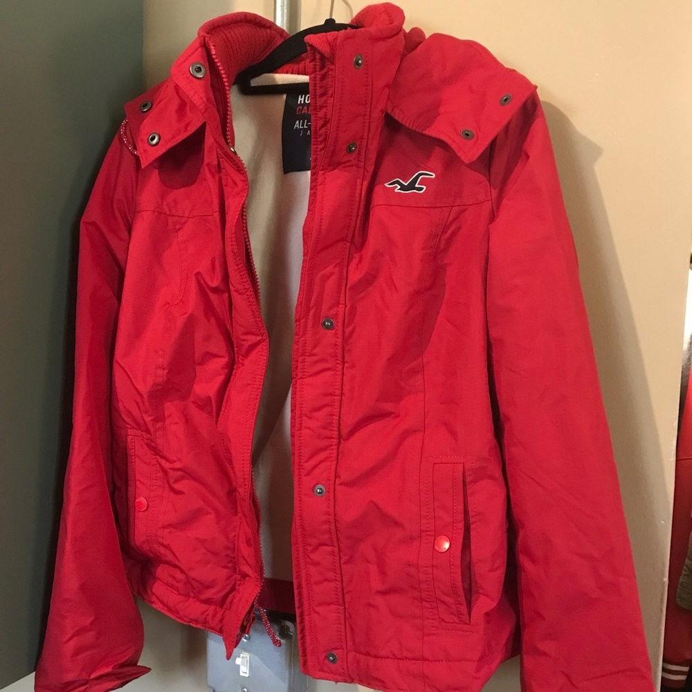 Women’s Small Hollister All Weather hooded, lined jacket